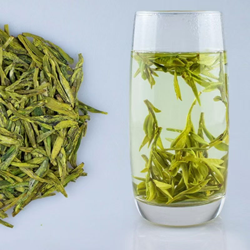 Fouramzingtea Green Tea｜Premium Dragon Well tea Longjing tea  Loose Leaves Ecologically Grown Refreshingly Aromatic