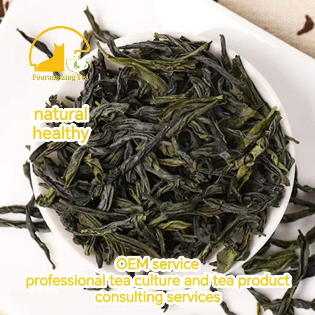 Fouramazingtea New Tea Lu′an Guapian Spring Tea Green Tea Lu′an Guapian Bulk Tea Organic Green Tea Super grade