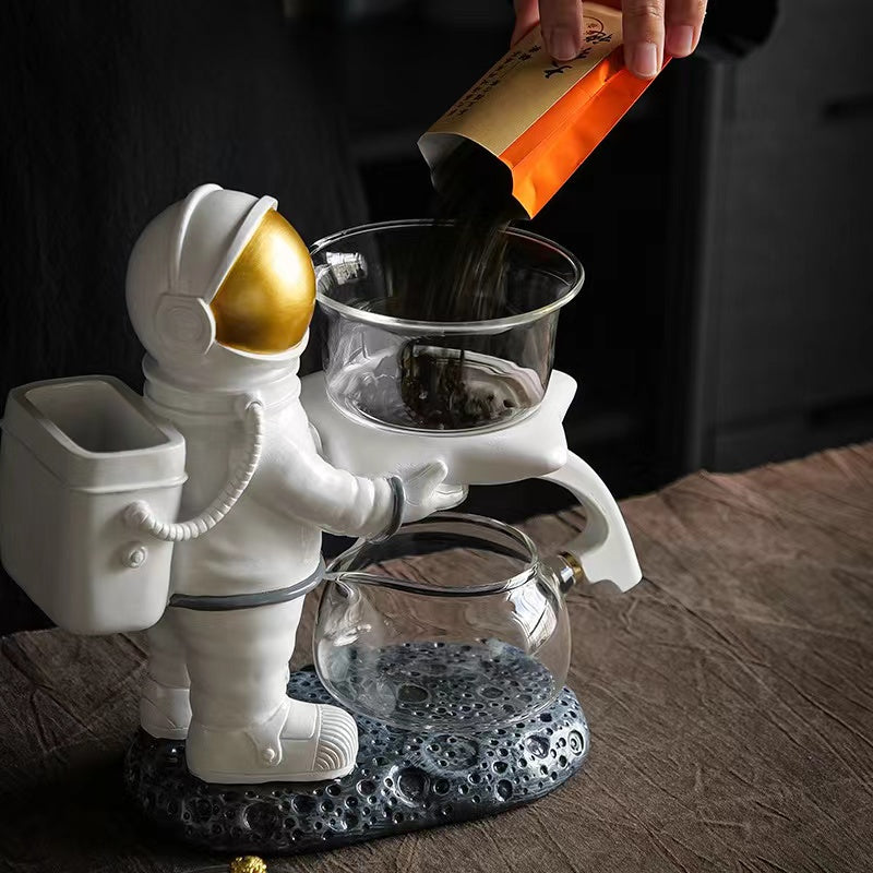 Fouramazingtea+Tea ware+Astronaut semi-automatic tea set