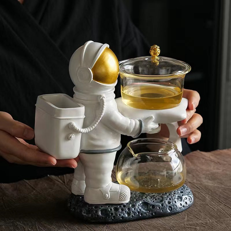 Fouramazingtea+Tea ware+Astronaut semi-automatic tea set