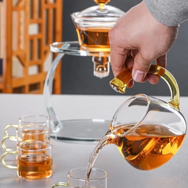 Fouramazingtea+Tea ware+Palace semi-automatic tea set