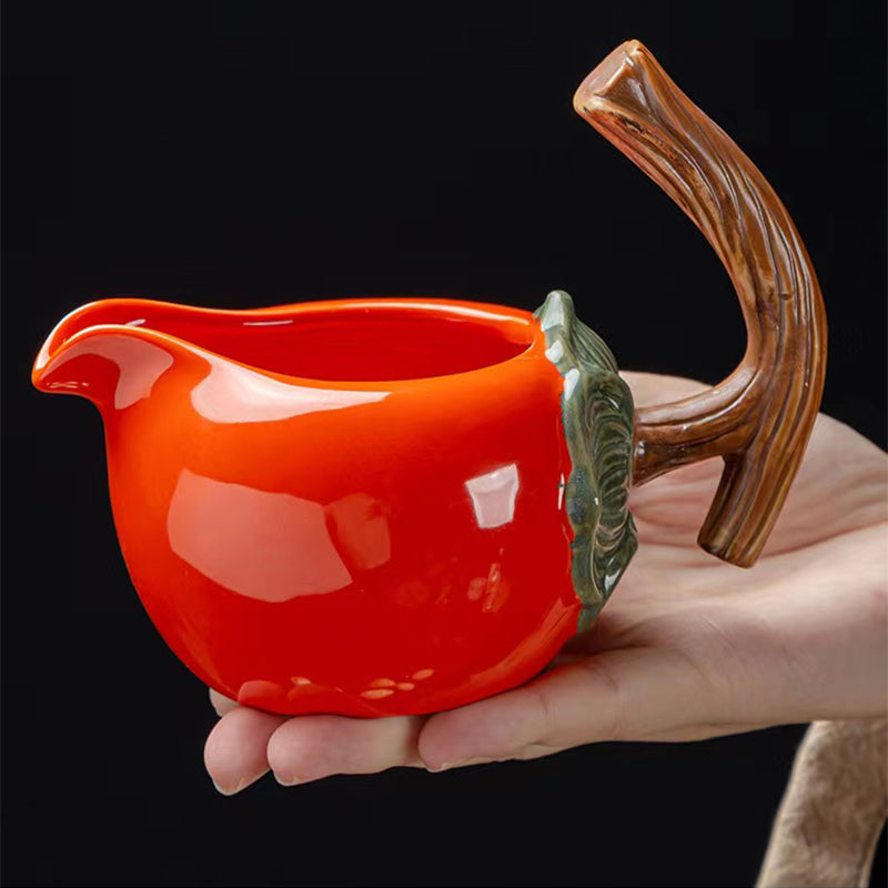 Fouramazingtea+Tea ware+Persimmon semi-automatic tea set