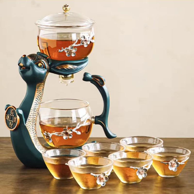 Fouramazingtea+Tea ware+Rabbit semi-automatic tea set